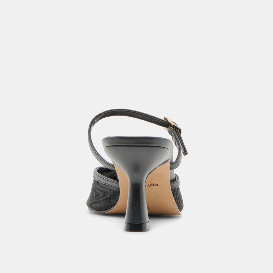 loyd heels onyx mesh