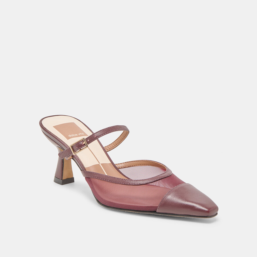 loyd heels burgunderrotes mesh