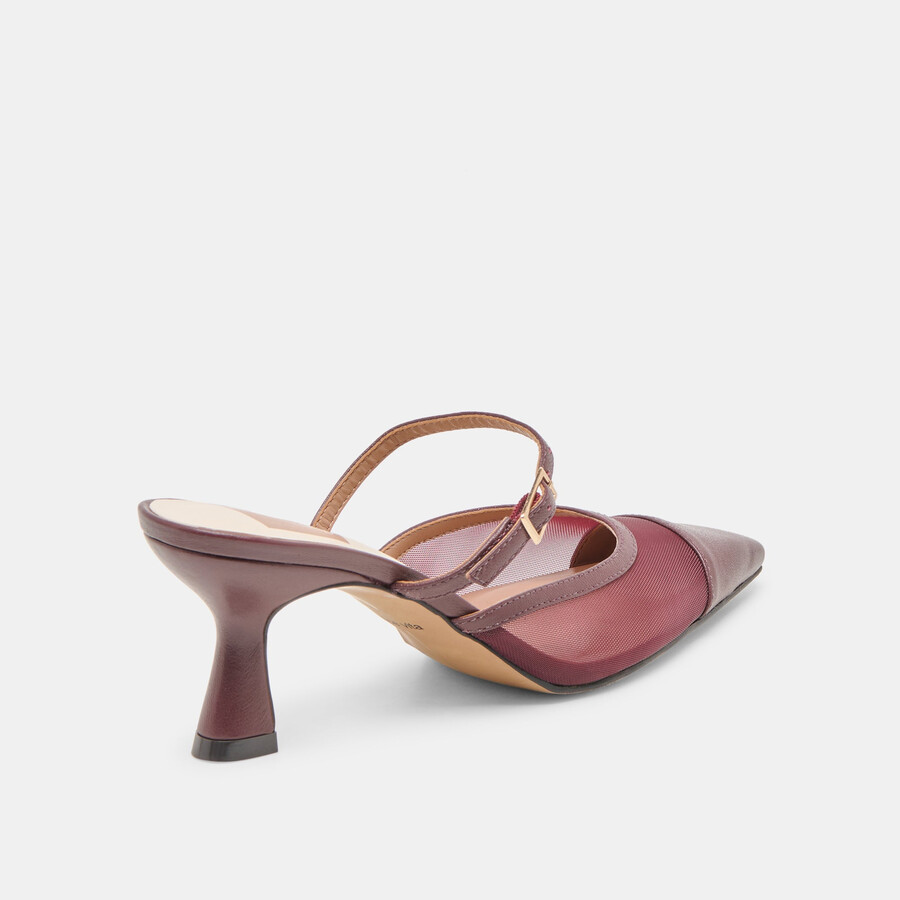 loyd heels burgunderrotes mesh
