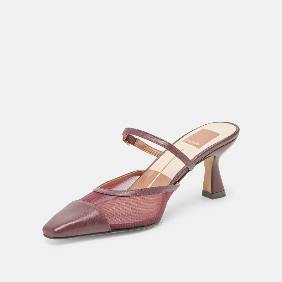 loyd heels burgunderrotes mesh