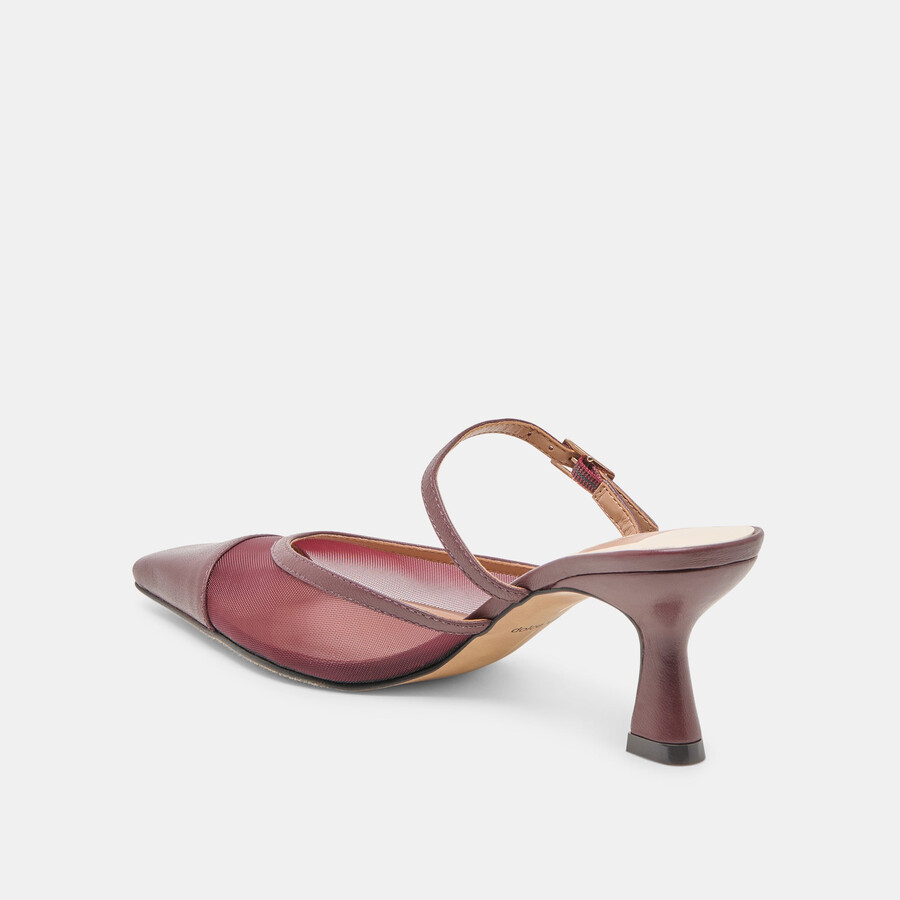 loyd heels burgunderrotes mesh