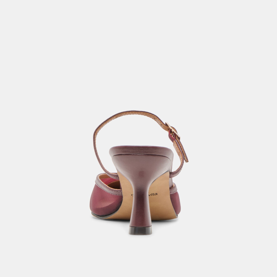 loyd heels burgunderrotes mesh
