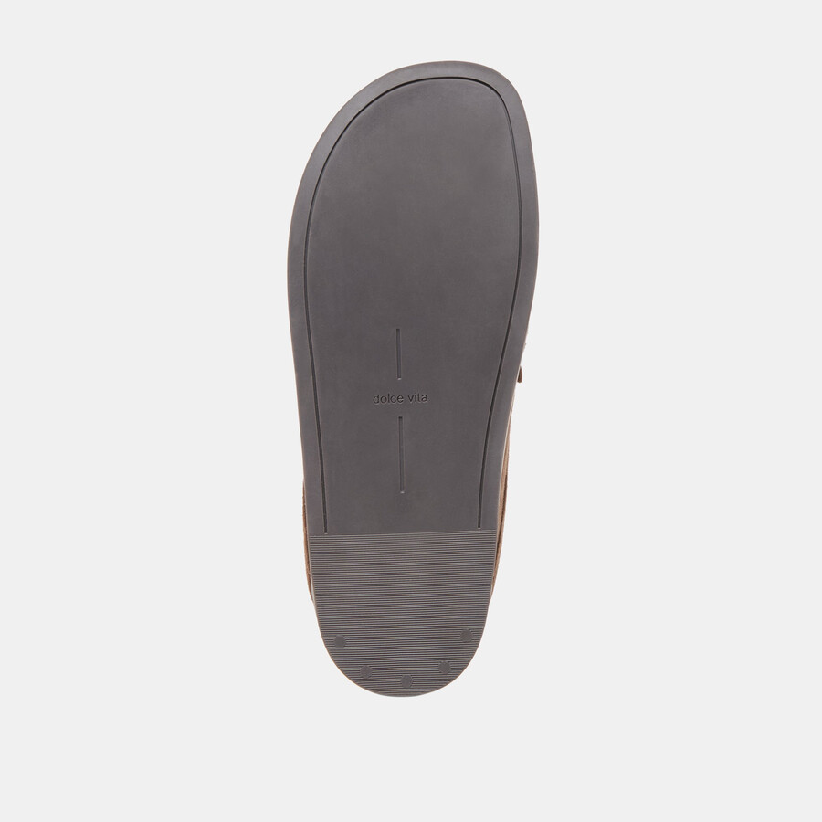 jodero ballerinas aus dunkelbraunem wildleder