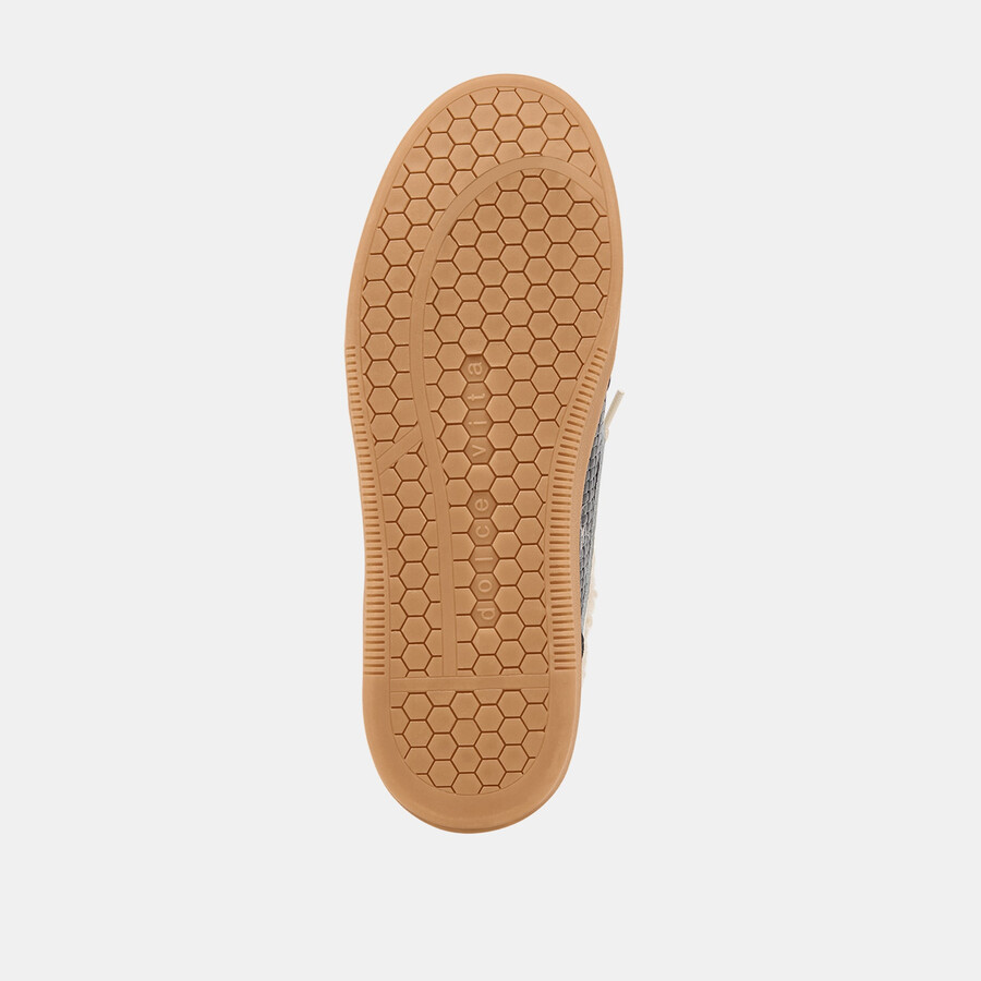 notice slide plush sneakers schwarzes gewebtes leder