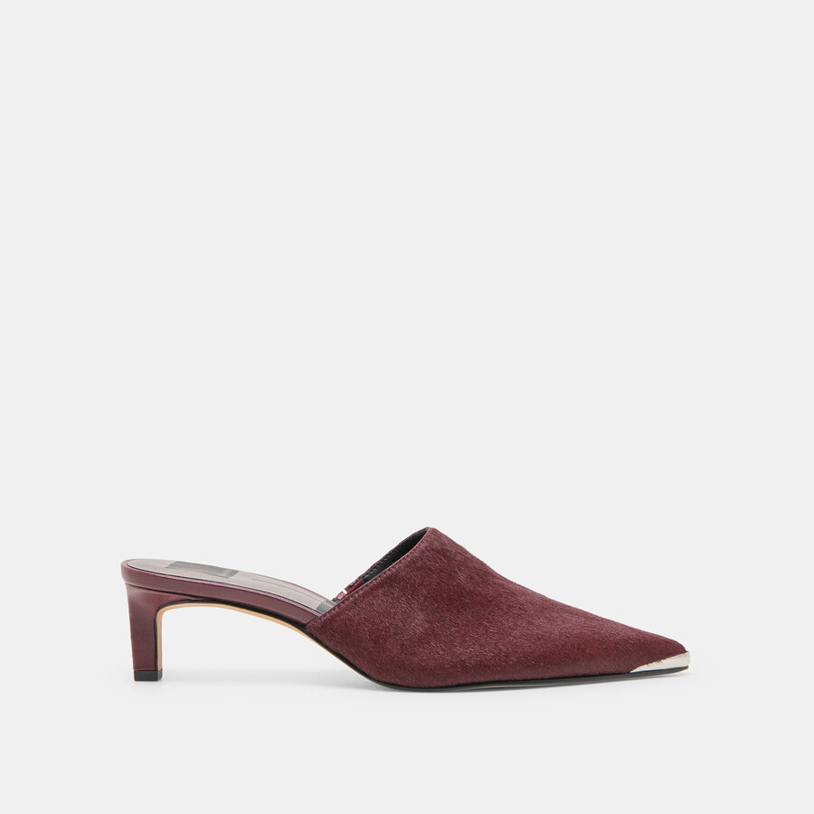 lexy heels beerenfarbenes kalbsfell