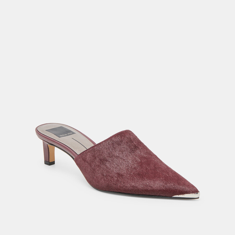 lexy heels beerenfarbenes kalbsfell