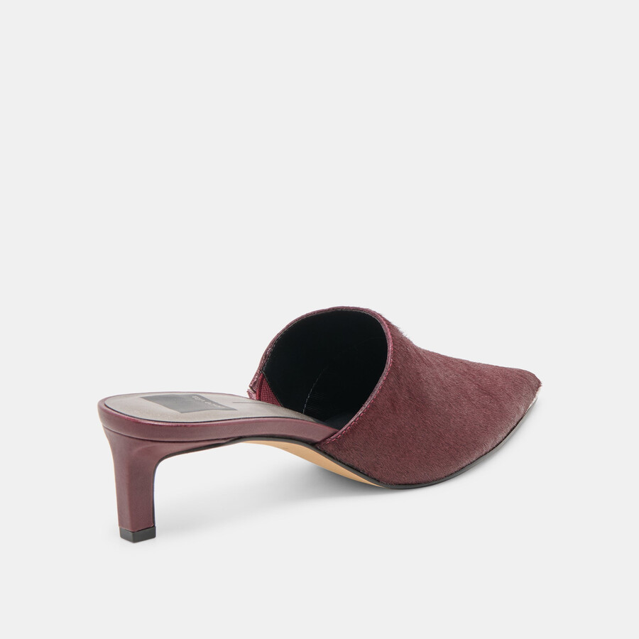 lexy heels beerenfarbenes kalbsfell