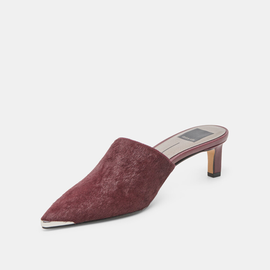 lexy heels beerenfarbenes kalbsfell