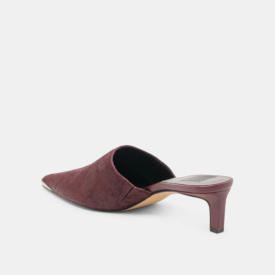 lexy heels beerenfarbenes kalbsfell