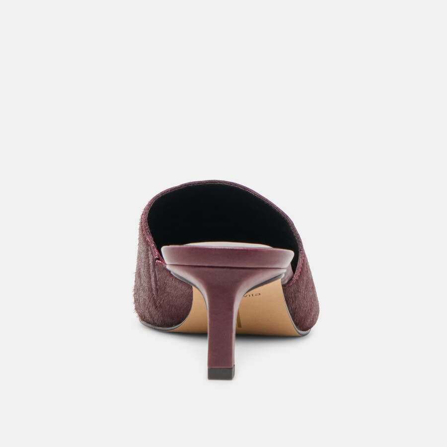 lexy heels beerenfarbenes kalbsfell