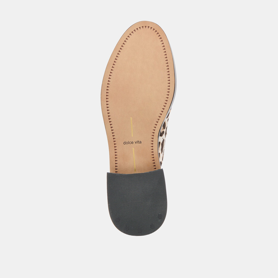 harlah flats leopard multi calf hair