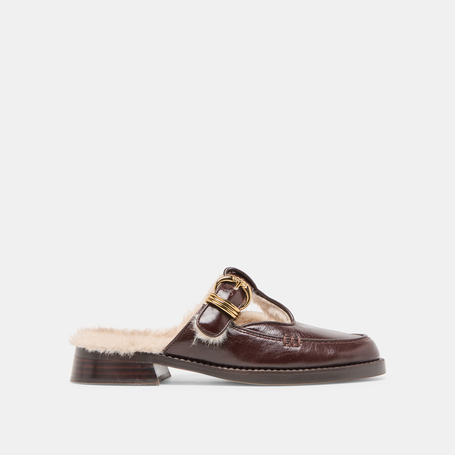 harlah plush flats schokoladenleder
