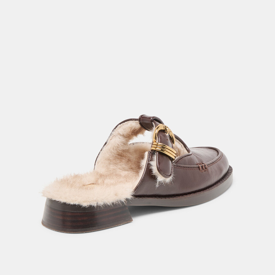 harlah plush flats schokoladenleder