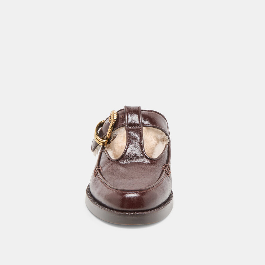 harlah plush flats schokoladenleder