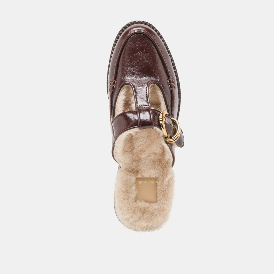 harlah plush flats schokoladenleder