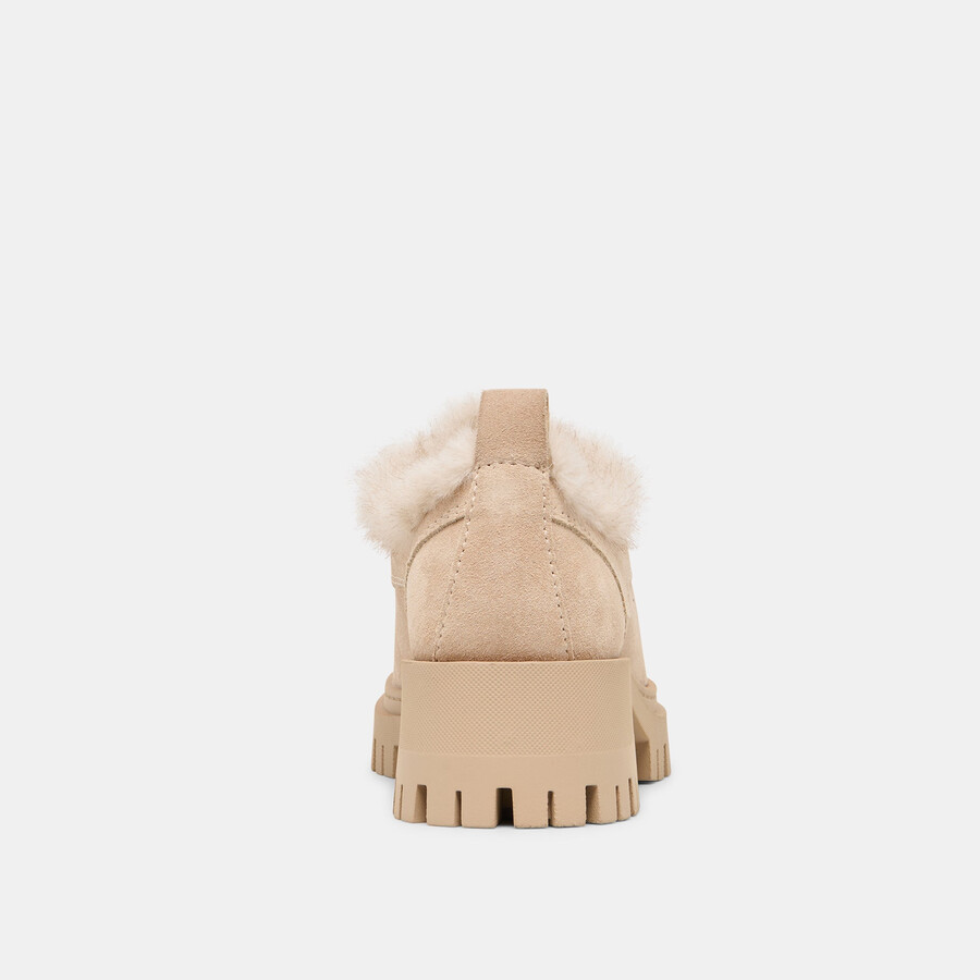 milza plüsch-loafer aus dune-wildleder