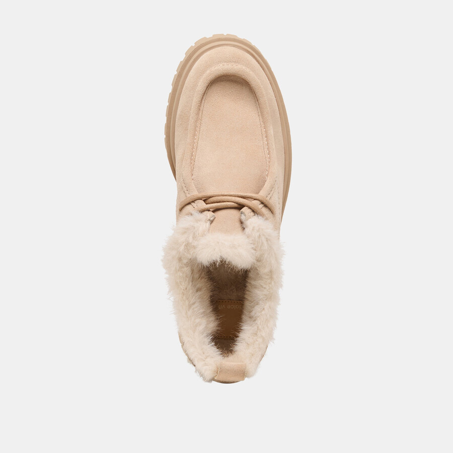 milza plüsch-loafer aus dune-wildleder