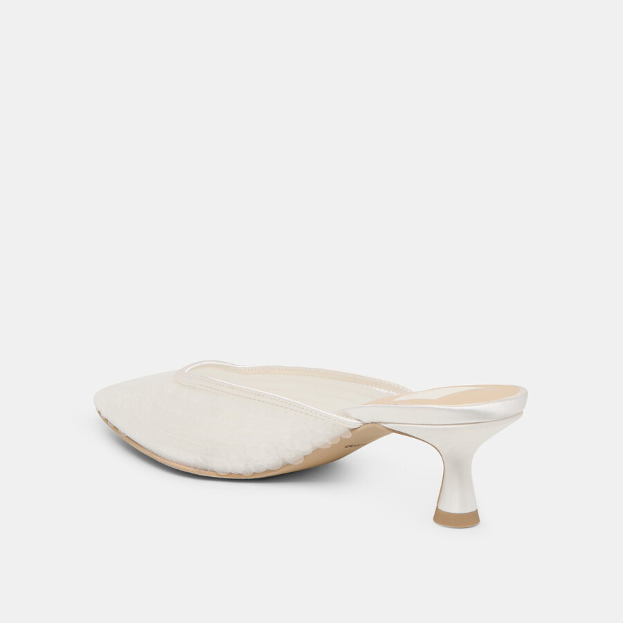 cleo pailletten-pumps elfenbeinfarben