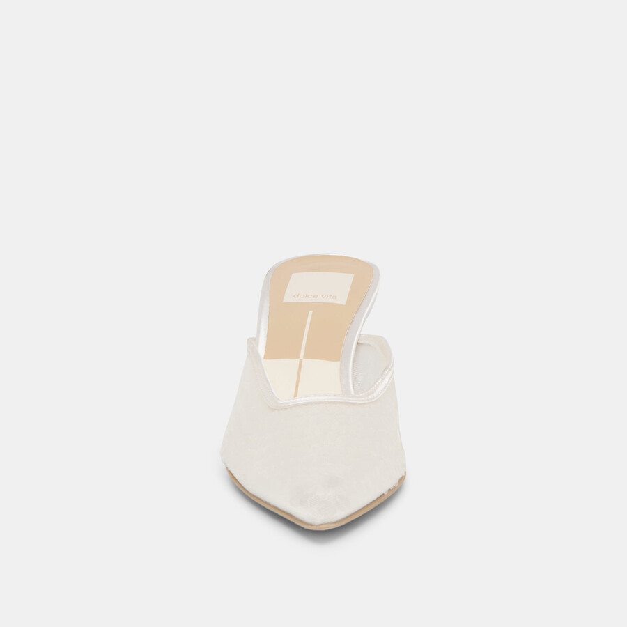 cleo pailletten-pumps elfenbeinfarben