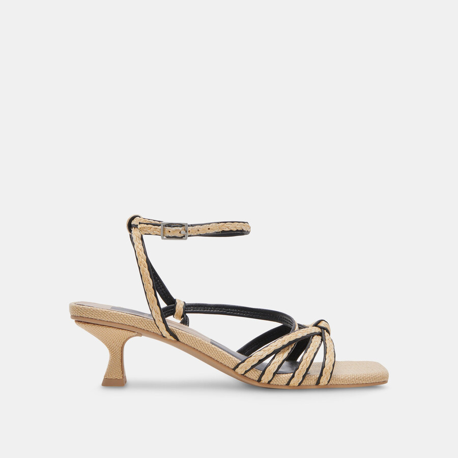 bev braid wide heels schwarz natur jute