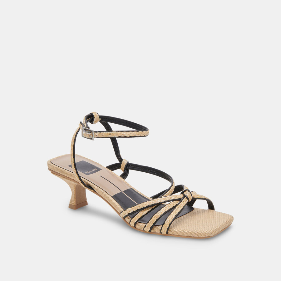 bev braid wide heels schwarz natur jute