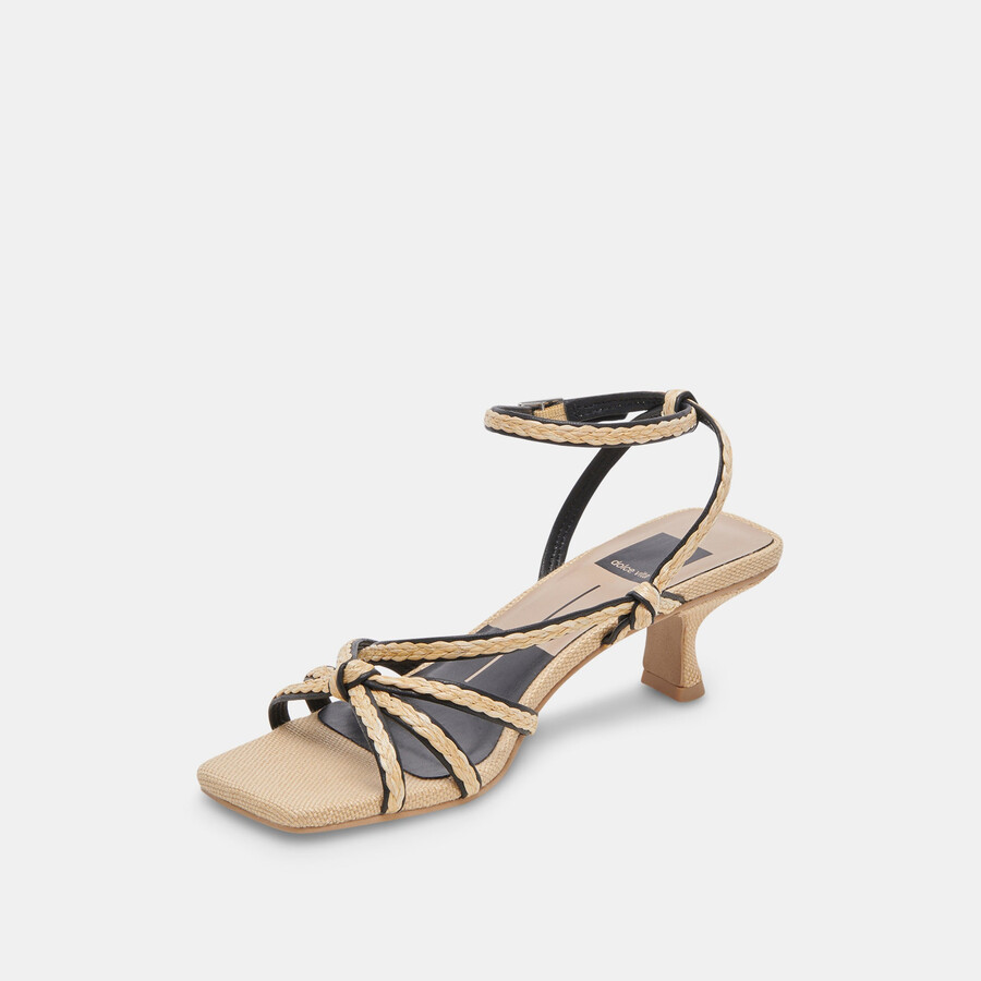 bev braid wide heels schwarz natur jute