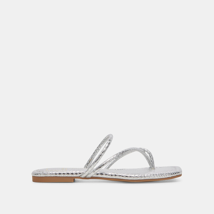 leanna sandalen silber geprägt stella