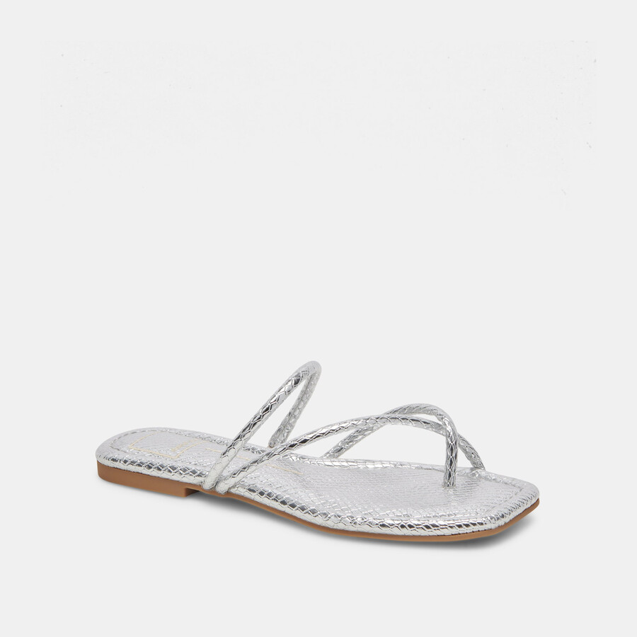 leanna sandalen silber geprägt stella