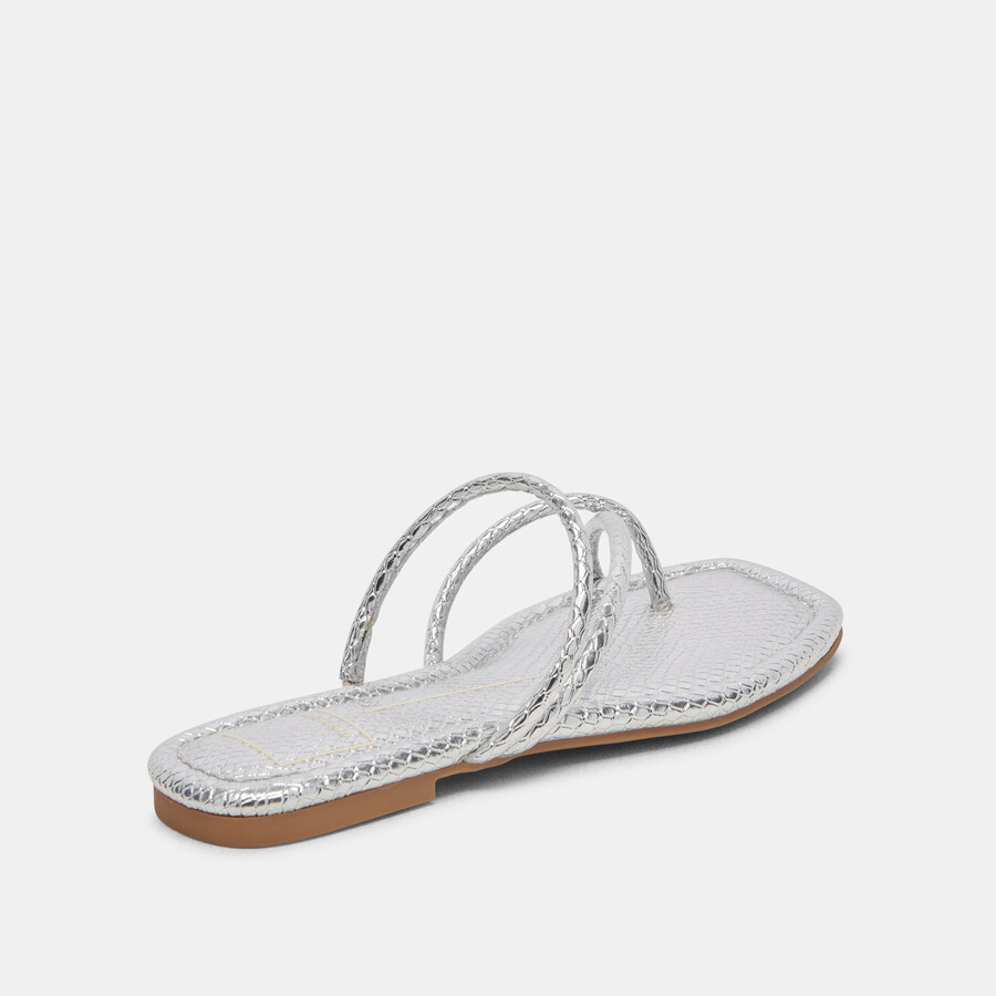 leanna sandalen silber geprägt stella