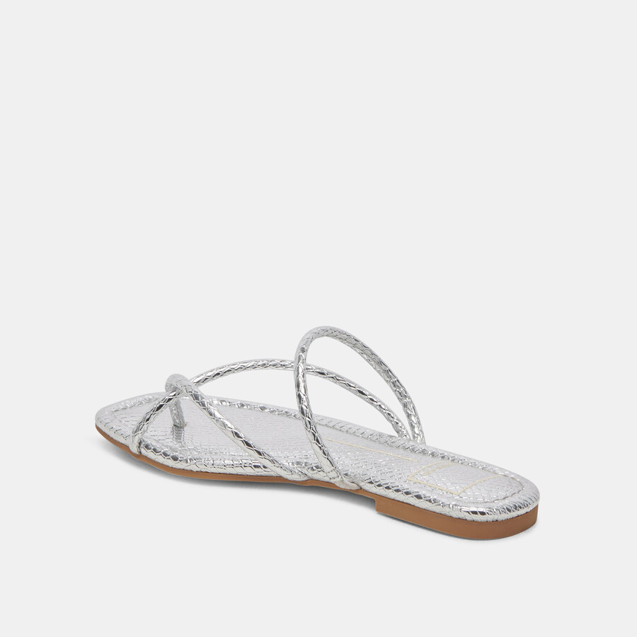 leanna sandalen silber geprägt stella