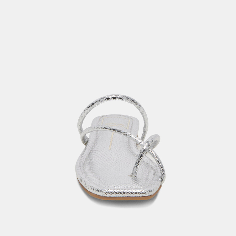 leanna sandalen silber geprägt stella