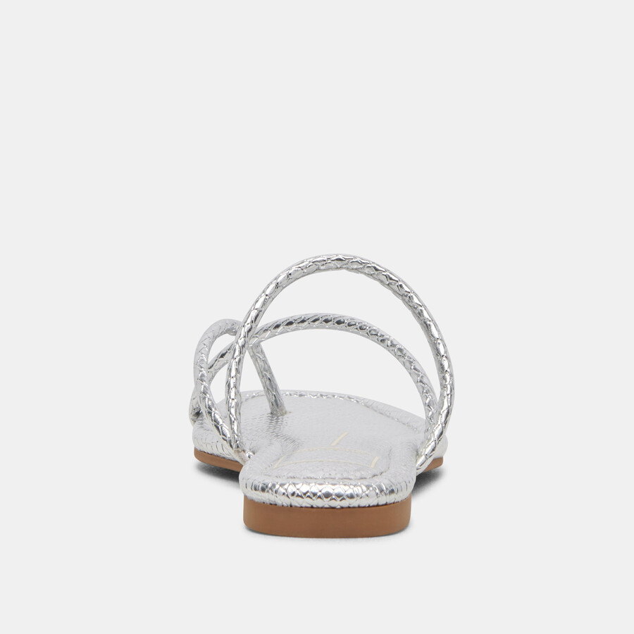 leanna sandalen silber geprägt stella