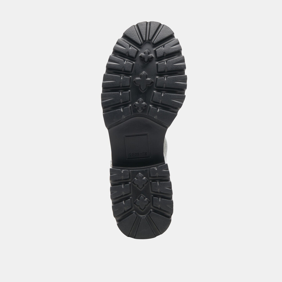 latice sandalen silberfarbenes leder im used-look