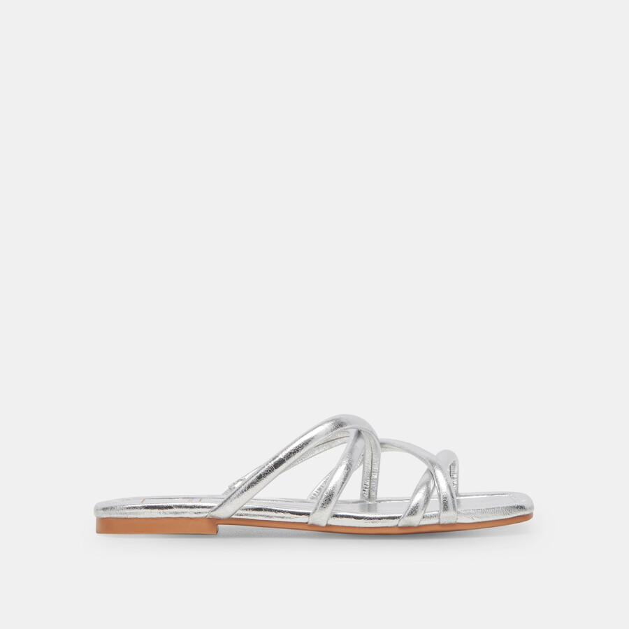 lanza sandalen silber metallic stella