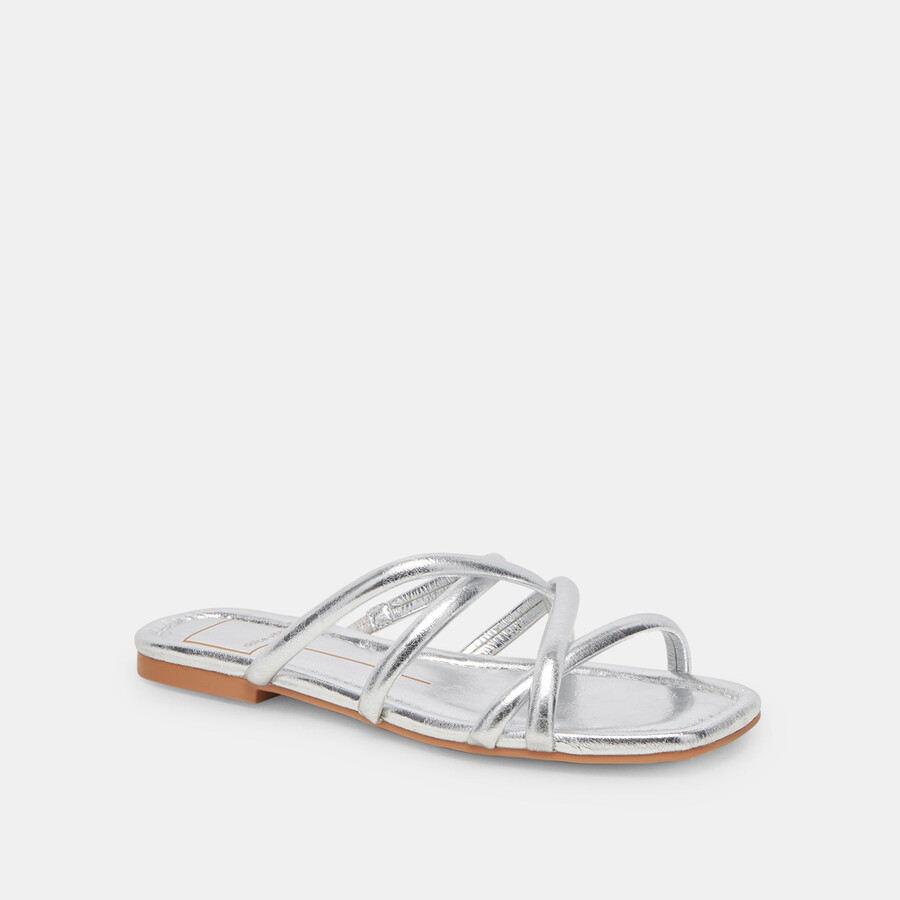 lanza sandalen silber metallic stella