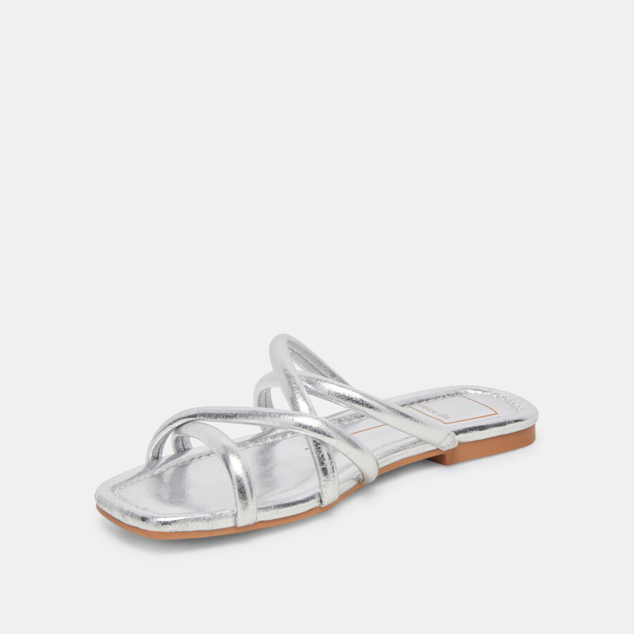 lanza sandalen silber metallic stella