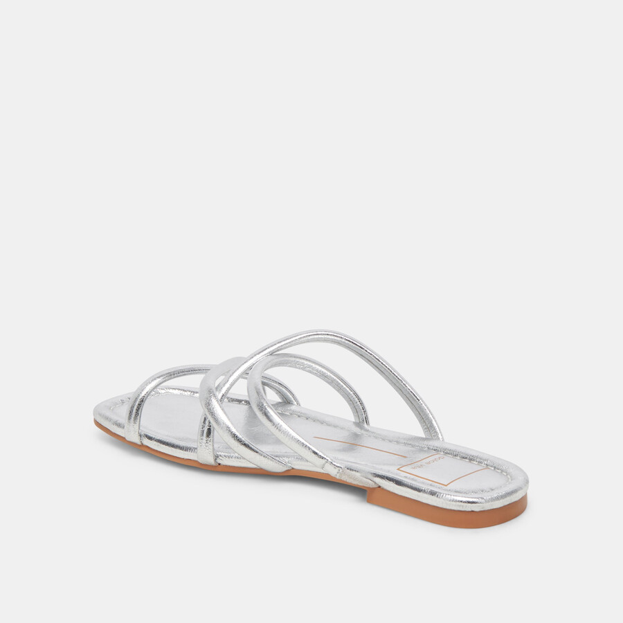 lanza sandalen silber metallic stella