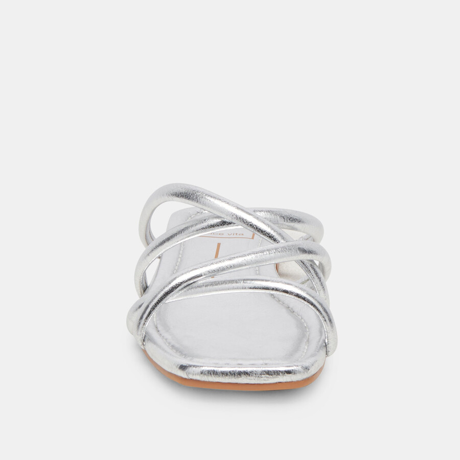 lanza sandalen silber metallic stella