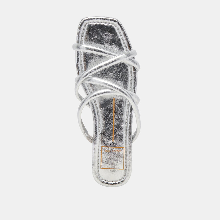 lanza sandalen silber metallic stella