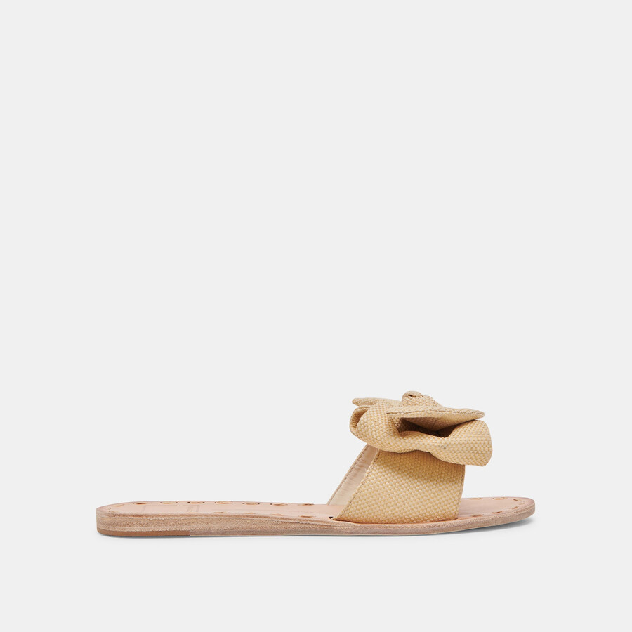 darsey sandalen hell natur raffia