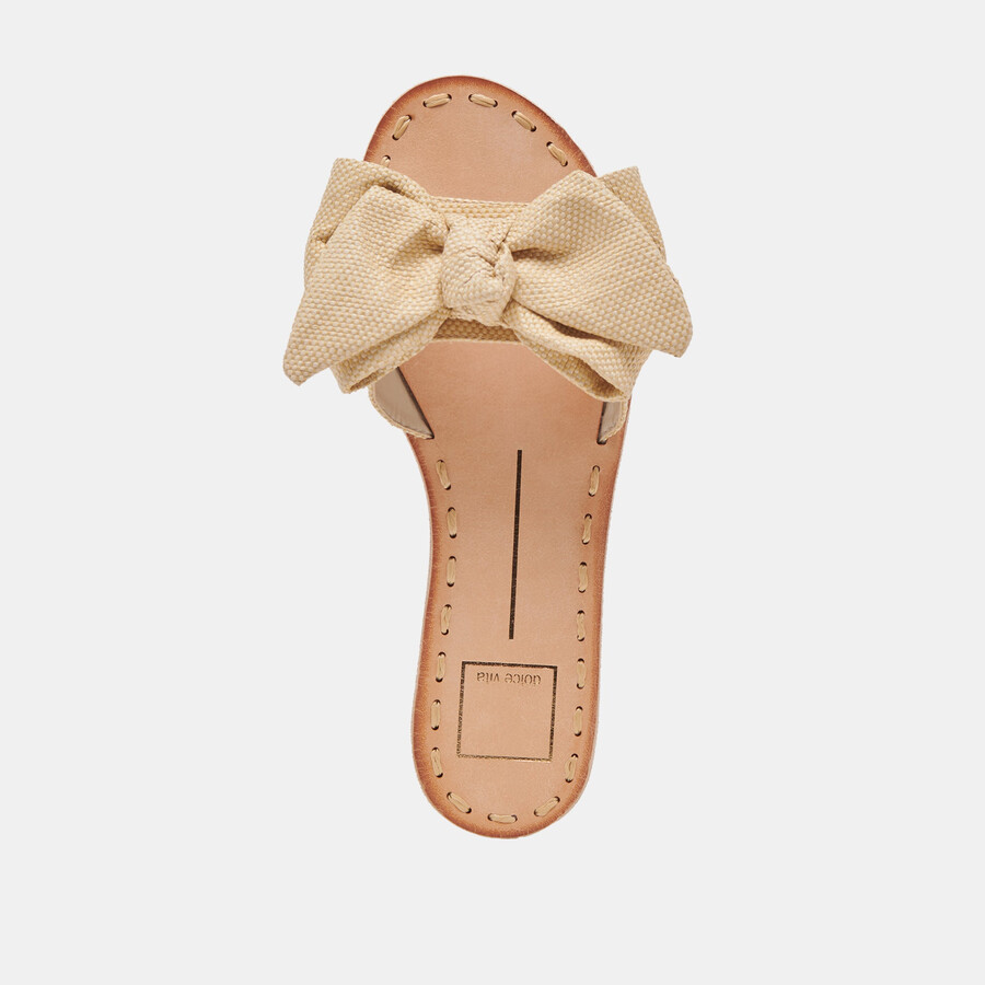 darsey sandalen hell natur raffia