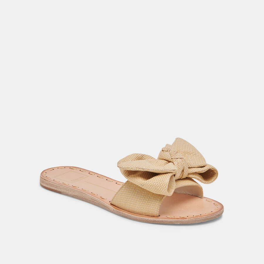 darsey sandalen hell natur raffia