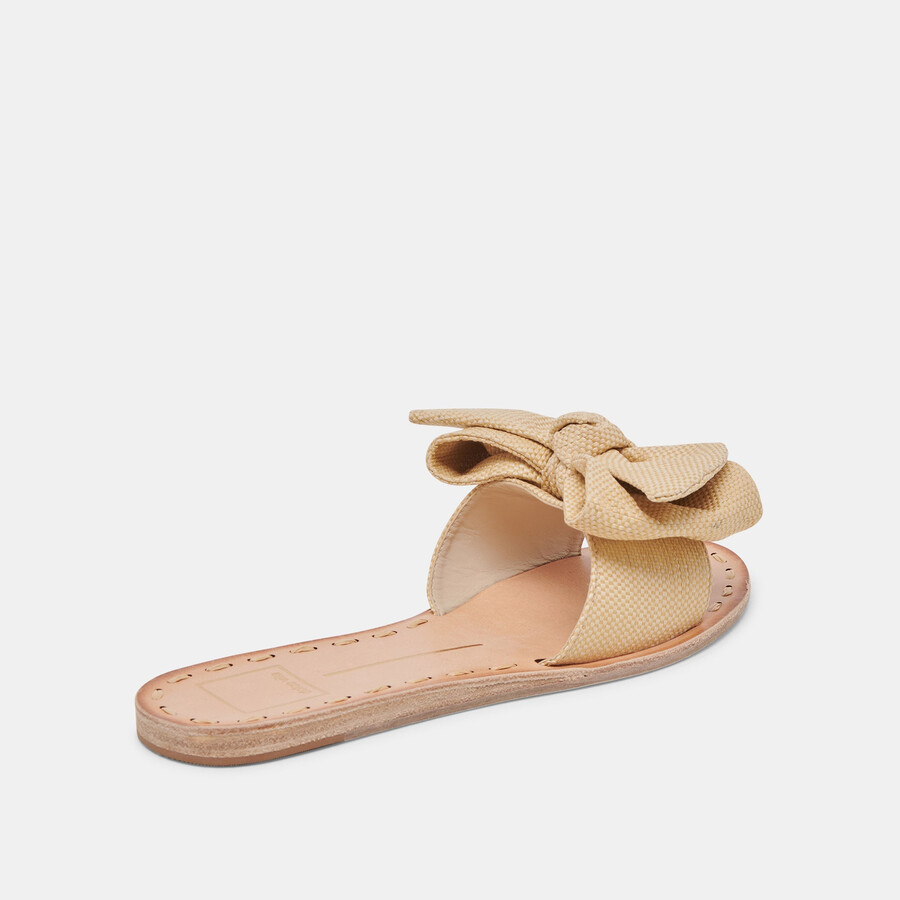 darsey sandalen hell natur raffia
