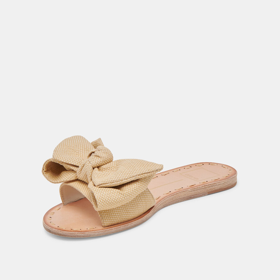 darsey sandalen hell natur raffia