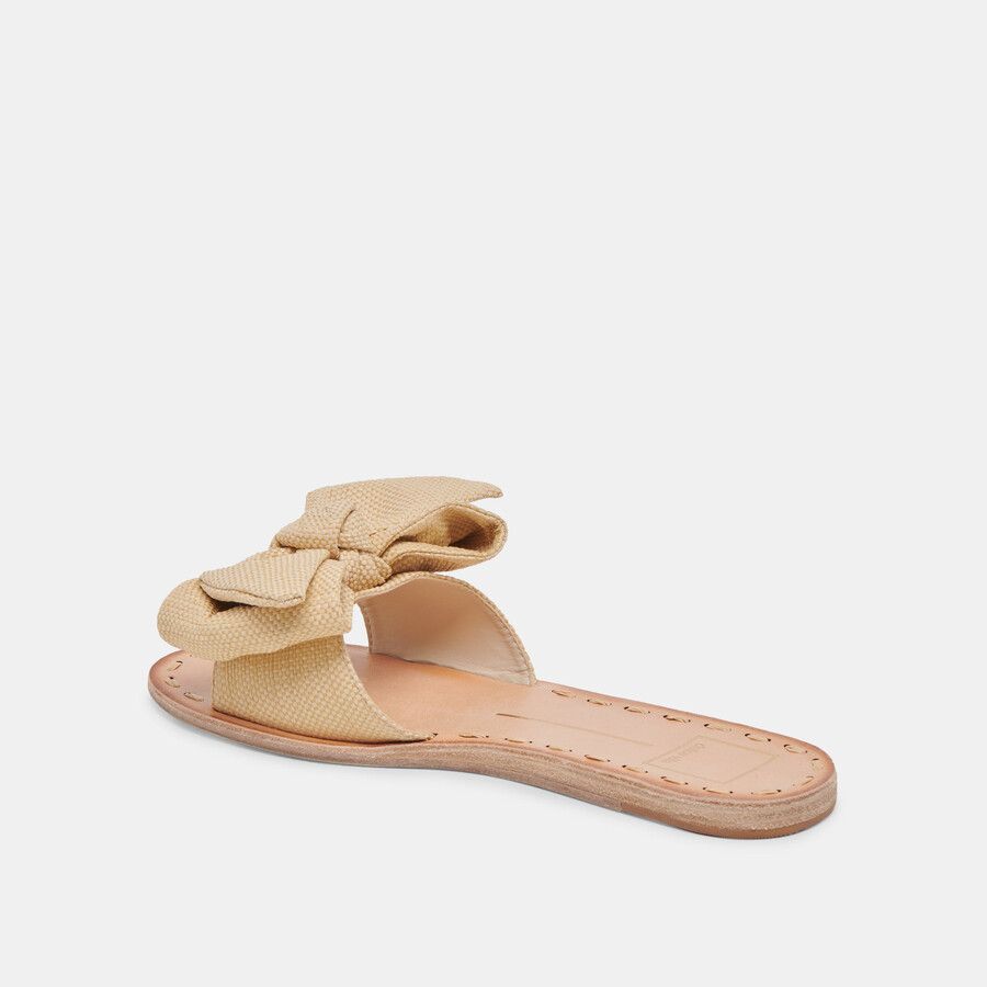 darsey sandalen hell natur raffia