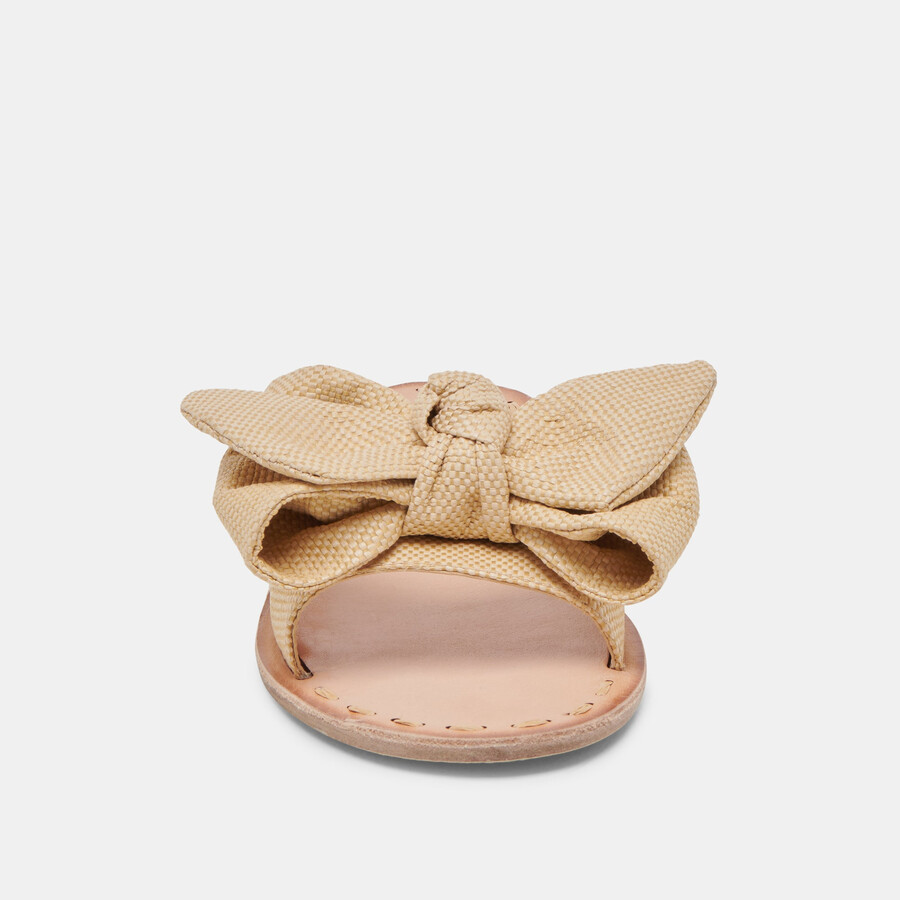 darsey sandalen hell natur raffia