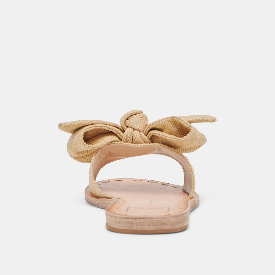 darsey sandalen hell natur raffia