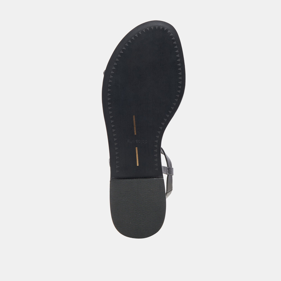 wandre sandalen noir geprägtes leder