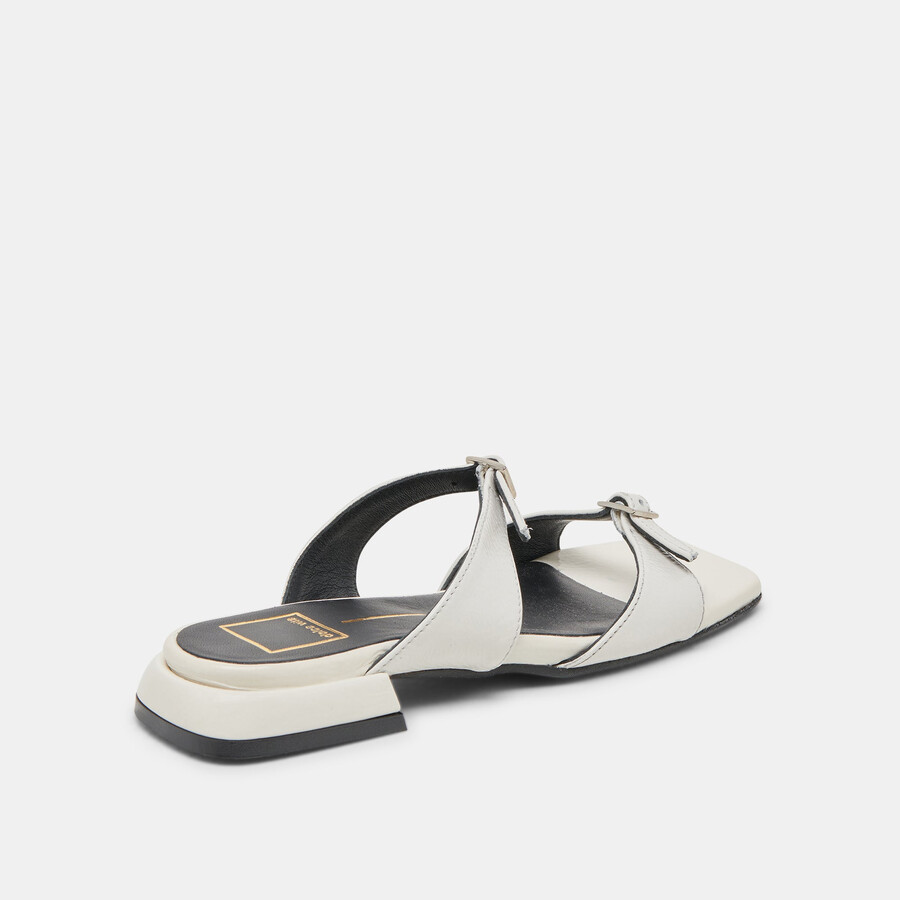 lavern sandalen off white crinkle lack
