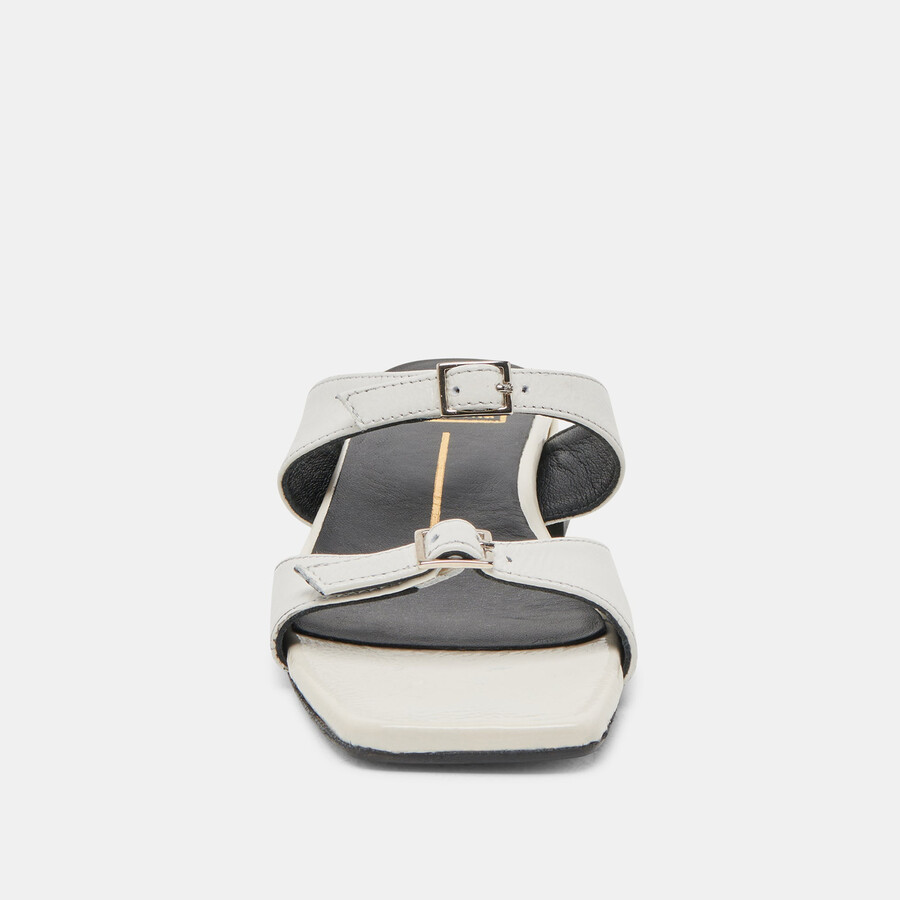 lavern sandalen off white crinkle lack